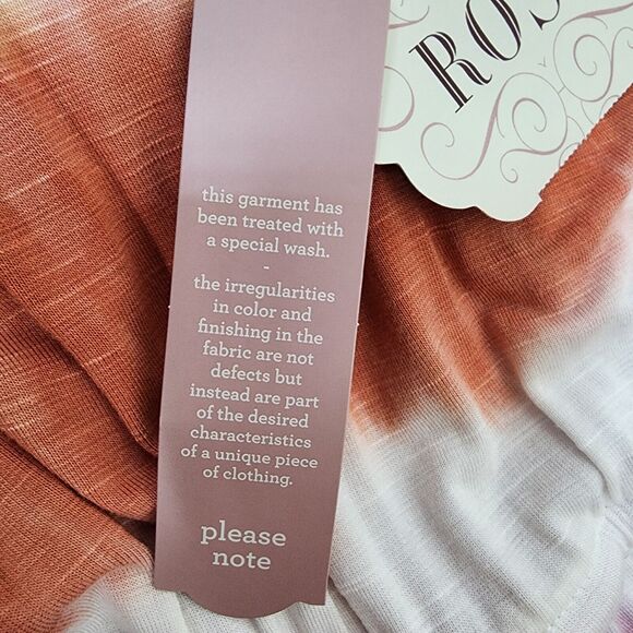 Knox Rose Women's Maxi Dress XS Tie Dye Sleeveless Drawstring Waist Lilac Beach - Picture 7 of 11